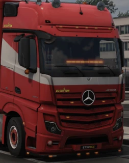 Orange strobe for Mercedes Actros MP4 1 thumbnail 7