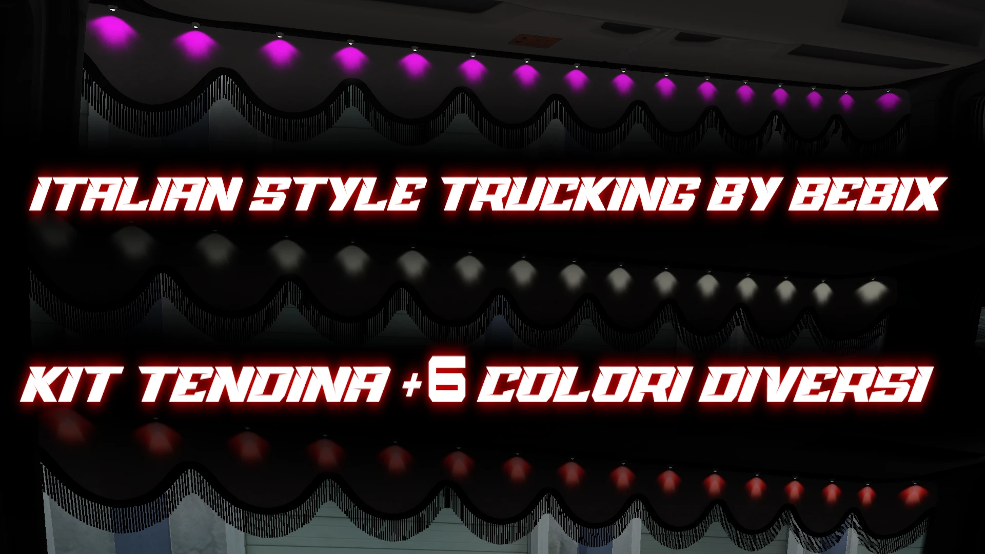 Pack Curtain + 6 Colors Led 1.0