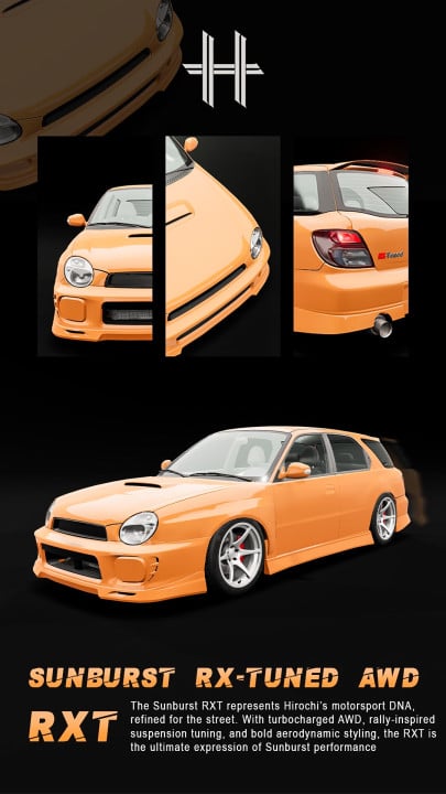 Hirochi Sunburst RX-Tuned (WRX)
