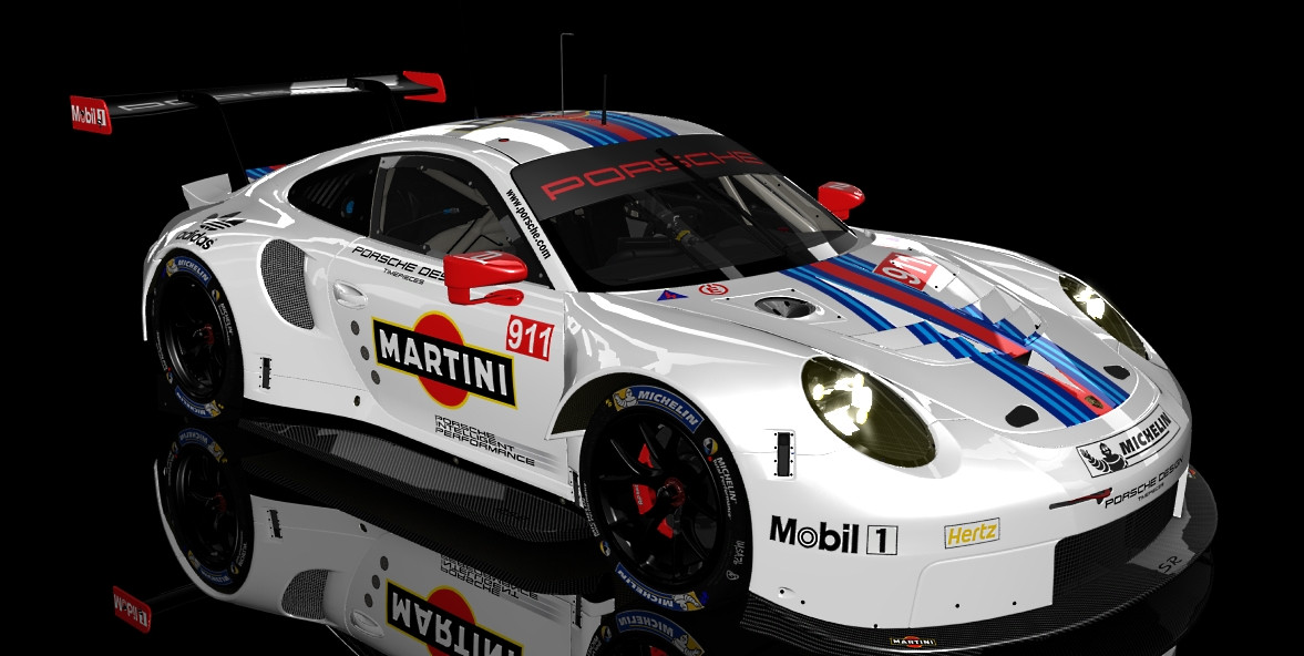 2017 Martini Porsche 911 RSR Skins image 7