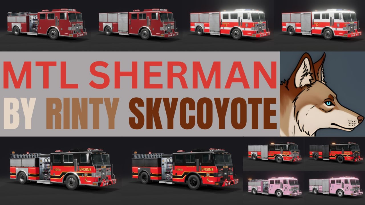 MTL Sherman Fire Truck
