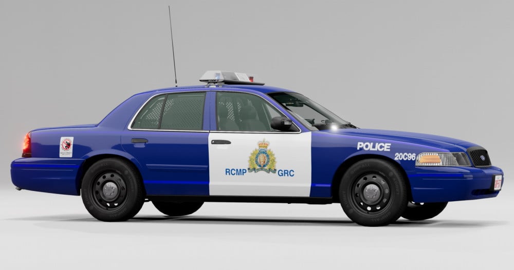 Crown Vic RCMP police Skin pack