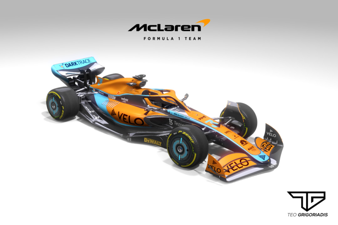 RSS Formula Hybrid X 2022 EVO Mclaren MCL36 Livery