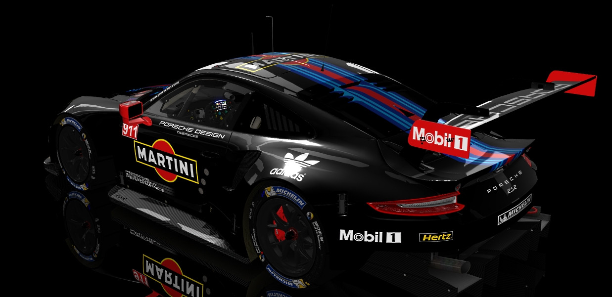 2017 Martini Porsche 911 RSR Skins image 5