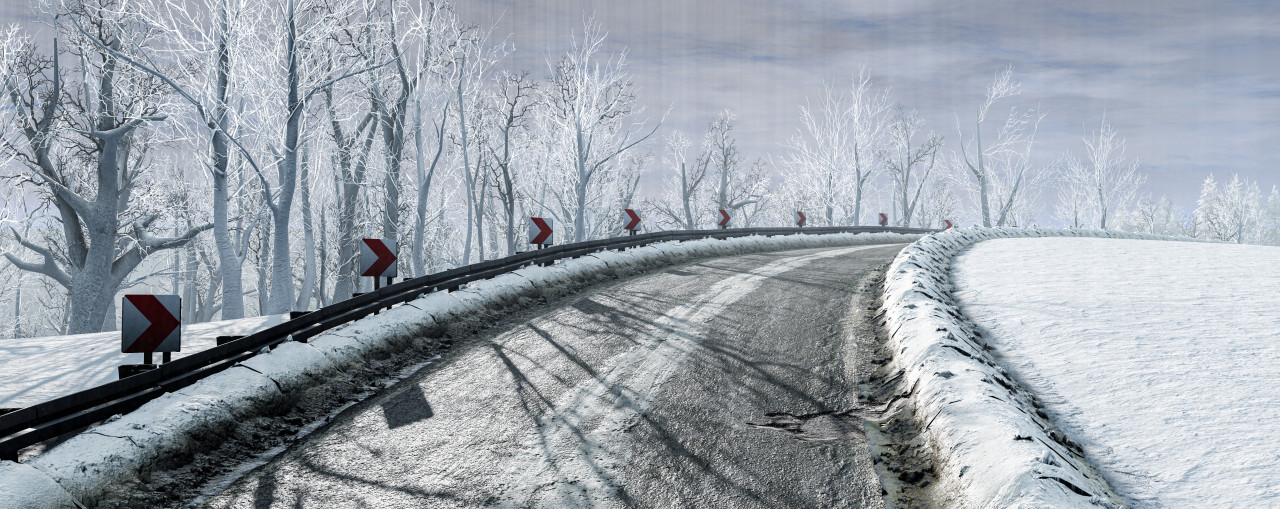 Polish Roads Winter