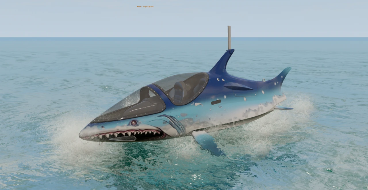 SEABREACHER Semi-Submersible for BeamNG.drive