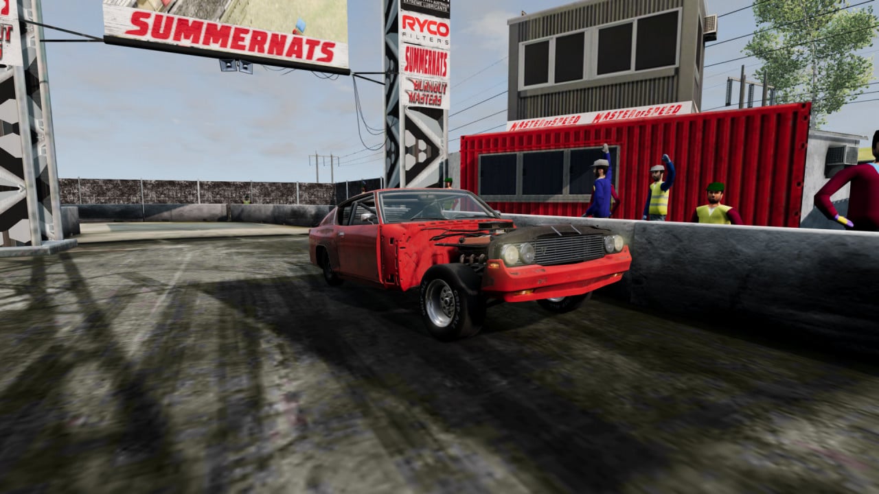 Summernats burnout pad