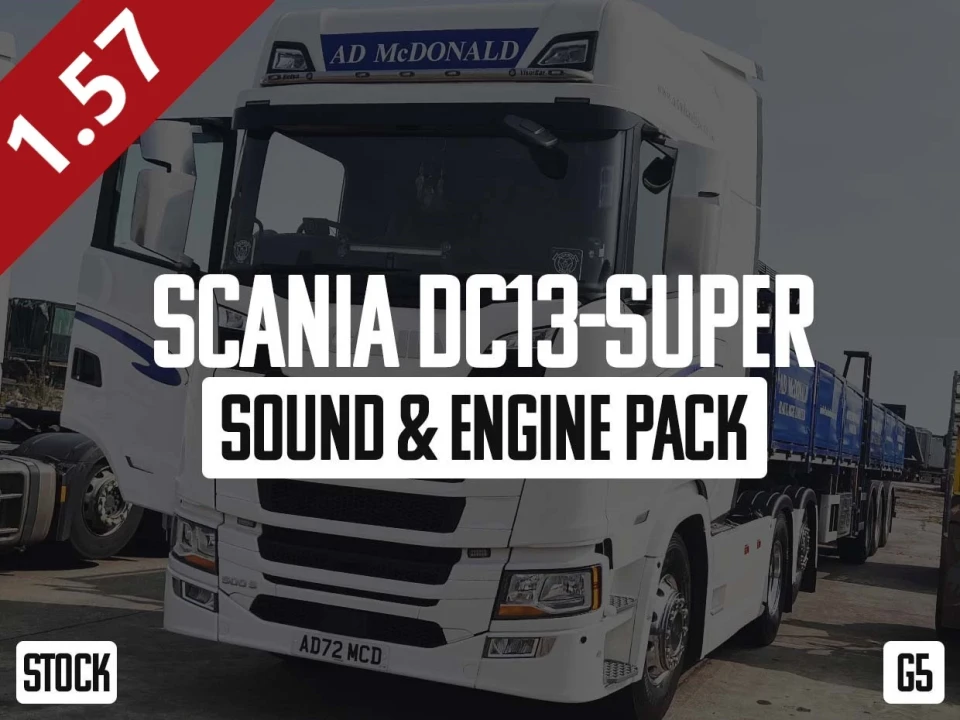 Scania DC13-Super Sound & Engine Pack (G5)
