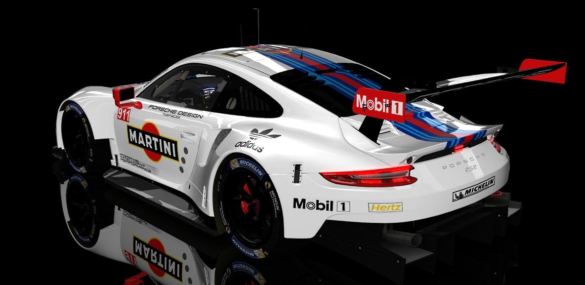 2017 Martini Porsche 911 RSR Skins image 8
