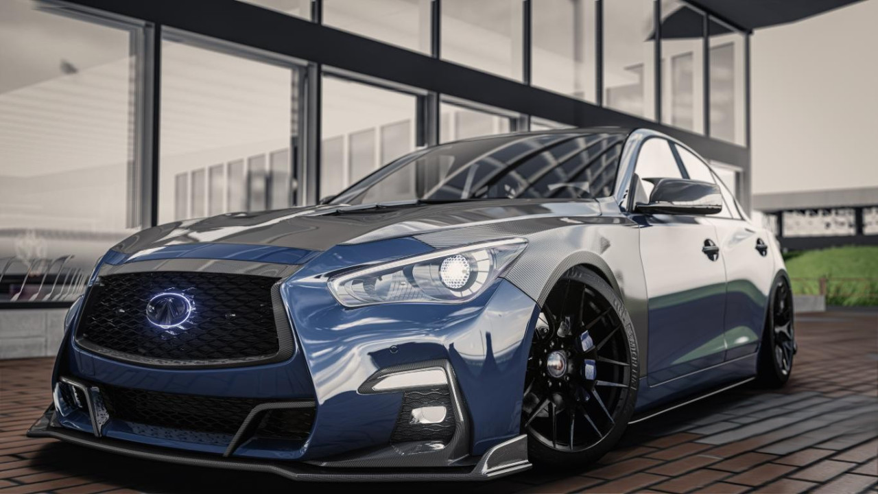Infiniti Q50 Red Sport 2020