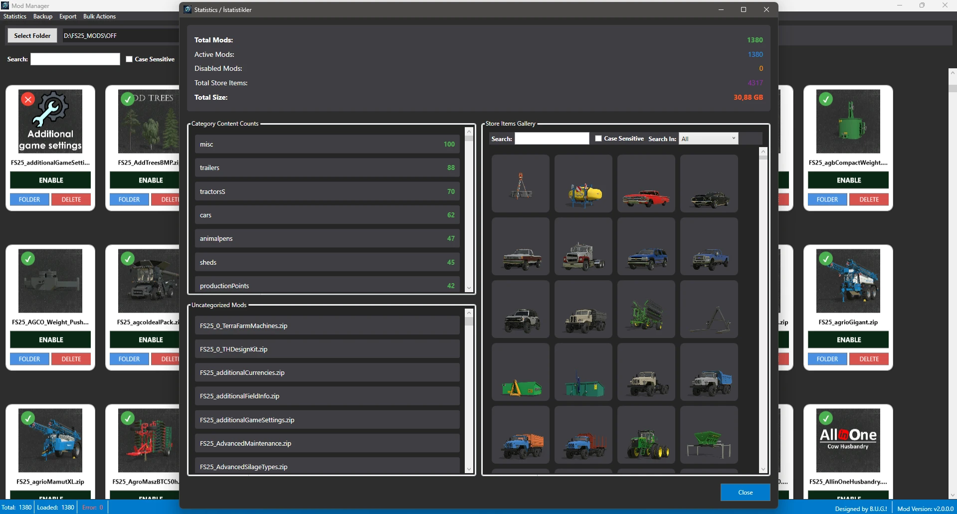 BUG ModManager 2.0.0.0