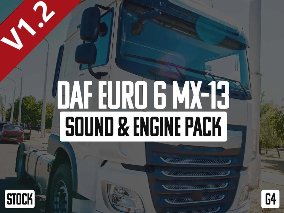 DAF Euro 6 MX-13 Sound Engine Pack