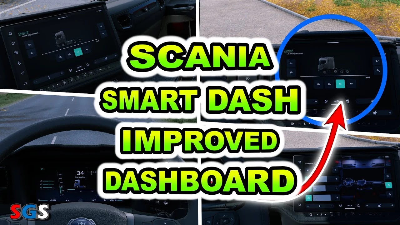 Scania Smart Dash Improved Dashboard