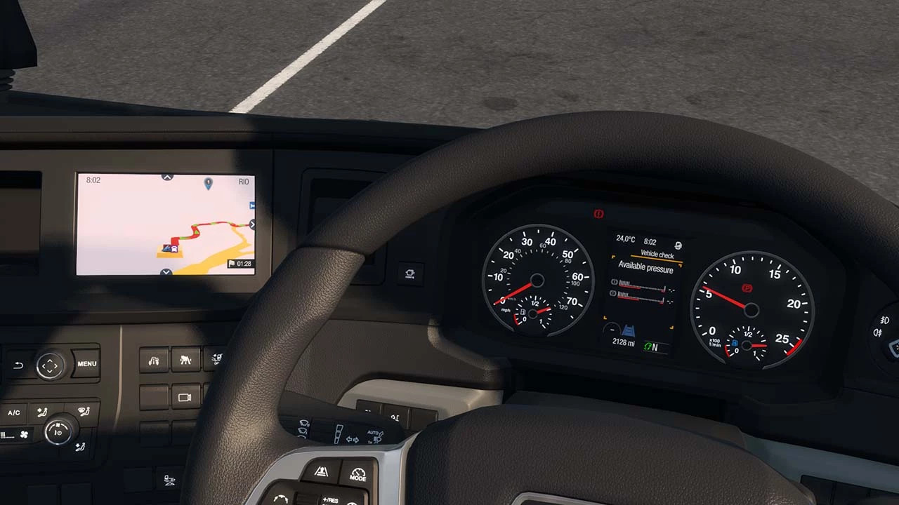 Analog Dashboard for MAN TGX 2020 by MADster