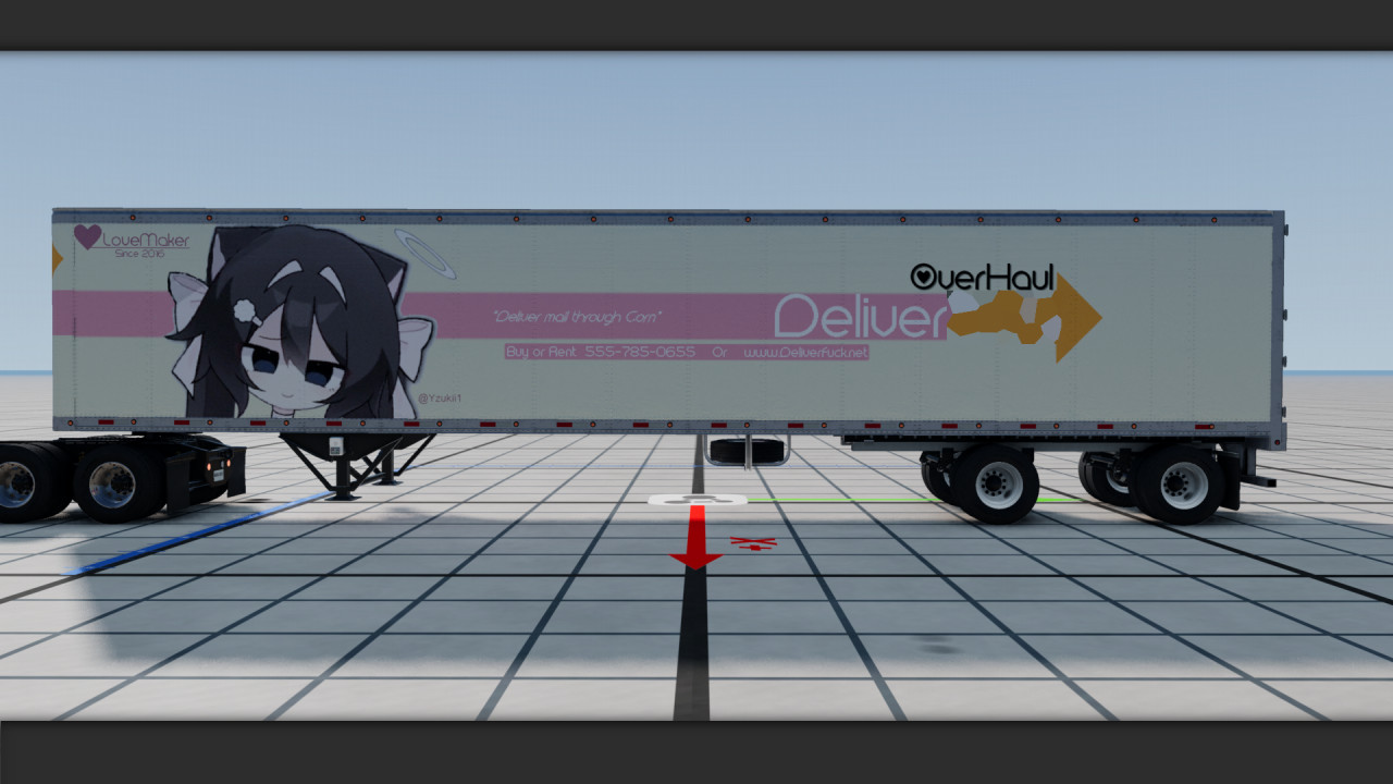 DeliverDuck Skin for Dry Van Trailer (53-foot version)