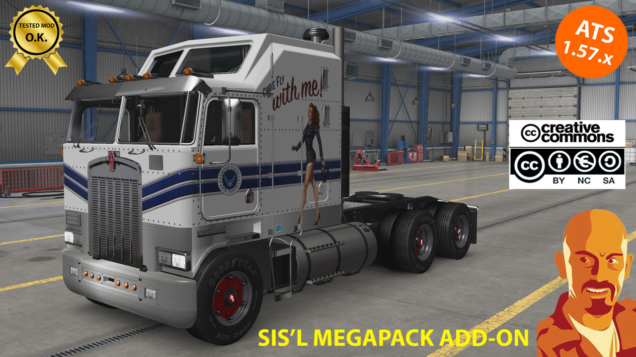 KENWORTH K100 v7.0 SiS'L MEGAPACK ADD-ON