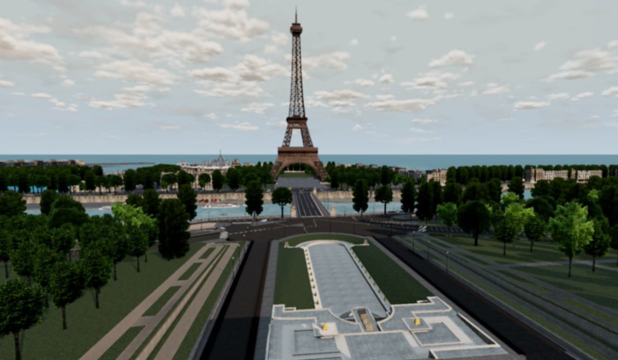 MOD MAP Downtown Paris, France