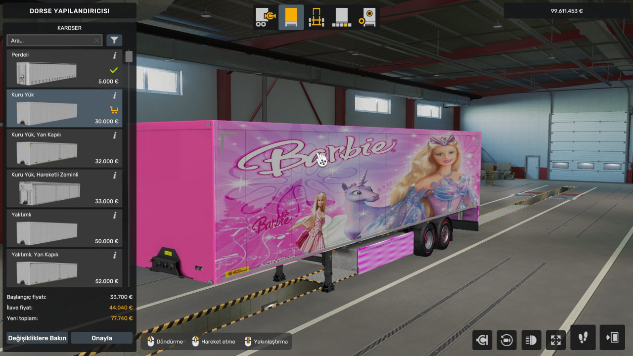 Barbie Trailer Skin – Queen of the Pink Roads