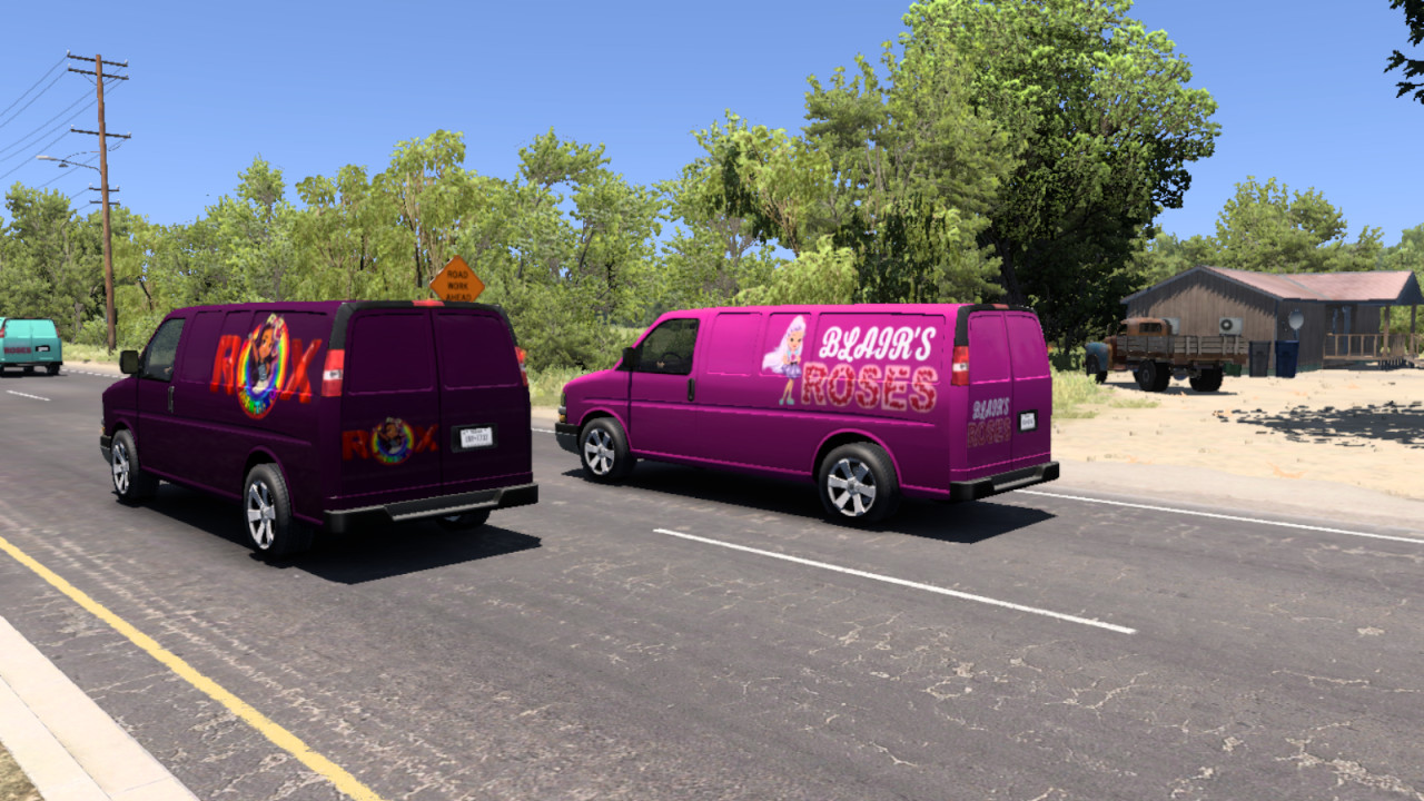 Blair's Roses Chevrolet Express Traffic Van