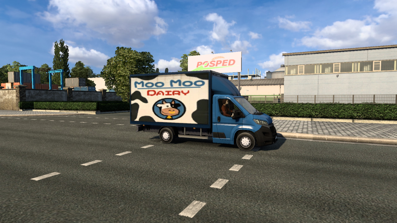 Moo Moo Dairy Box Van