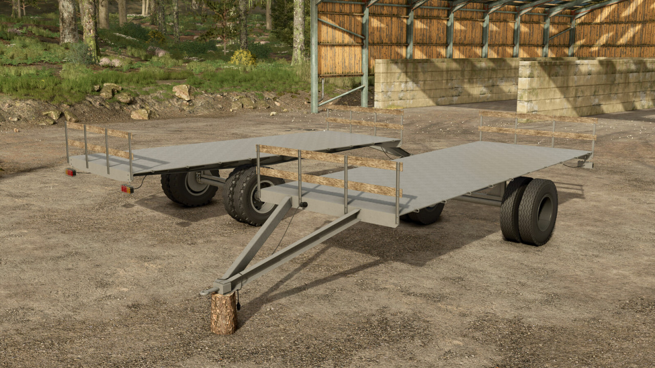 Homemade Bale Trailer