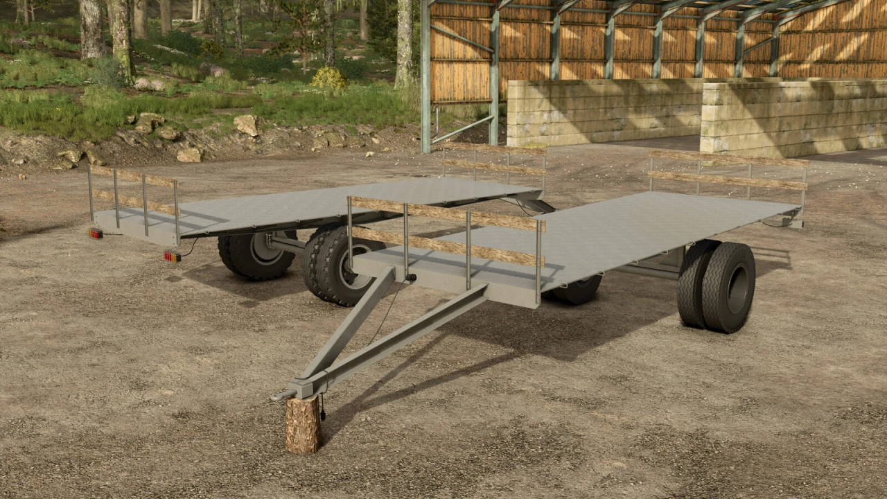 Homemade Bale Trailer
