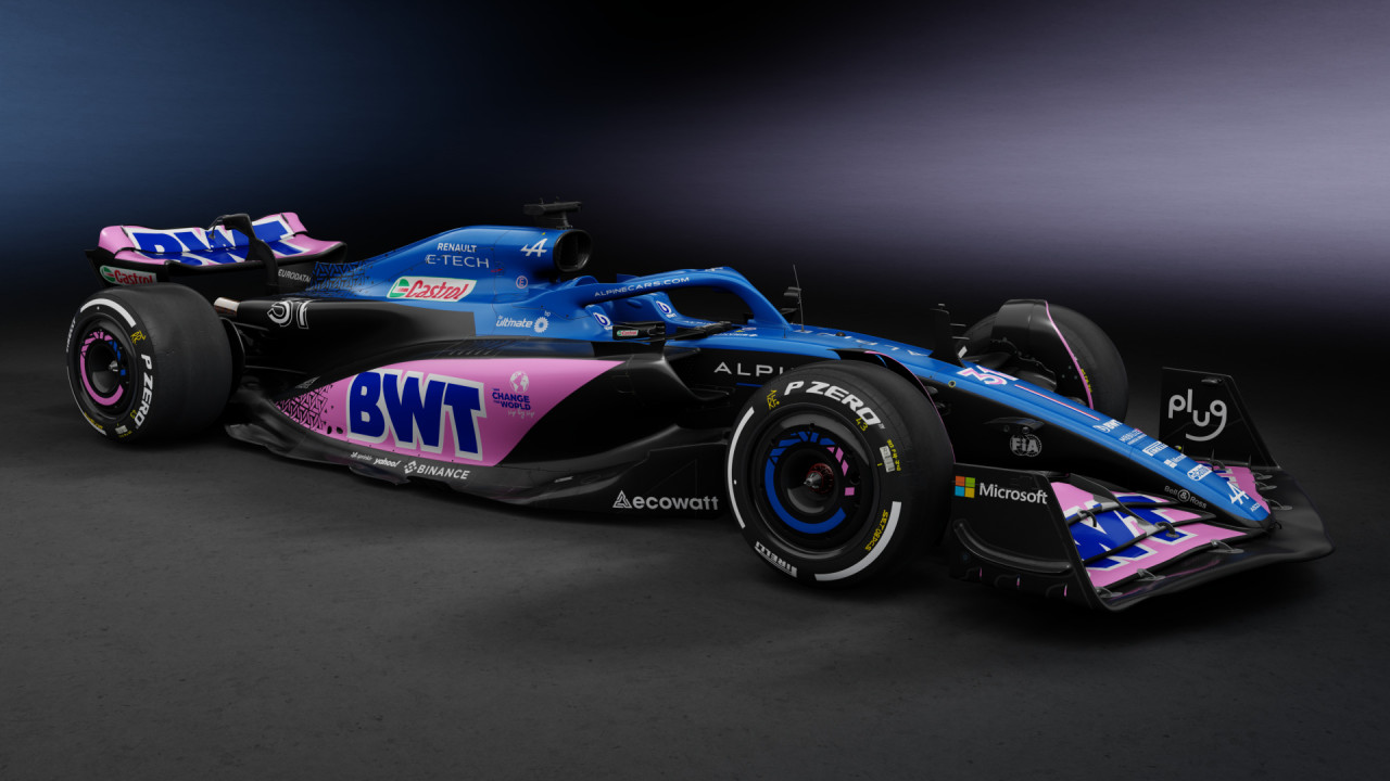 RSS Formula Hybrid 2022 Alpine A523 Livery