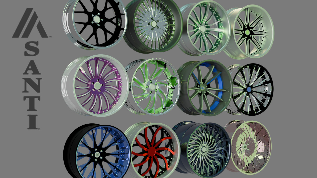 Asanti Wheel Pack (Details In Desc.)