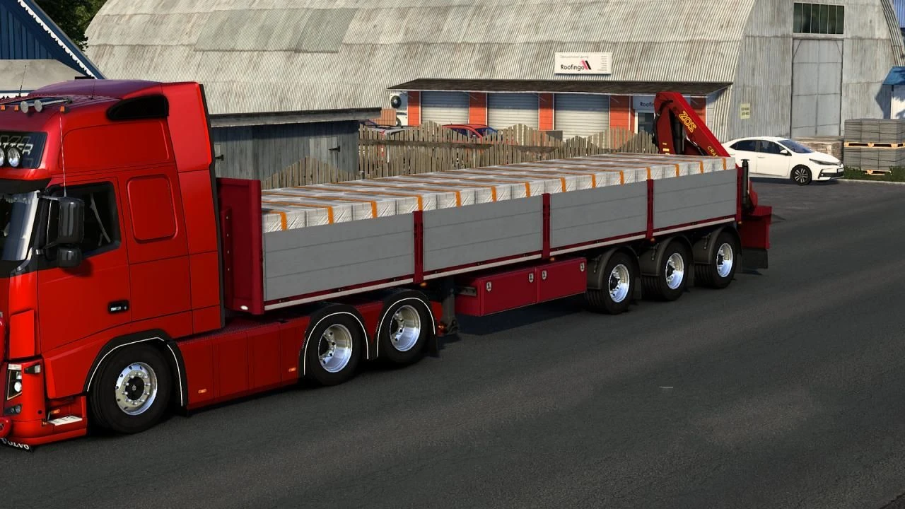 SCS crane trailer 3 steer axle 1.1 thumbnail 6