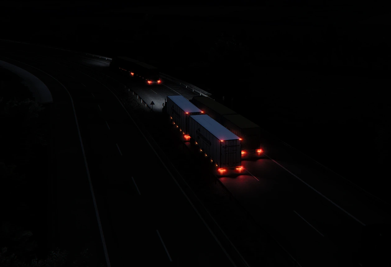 Better Flares Addon for American Trucks Traffic Pack 2.6.14