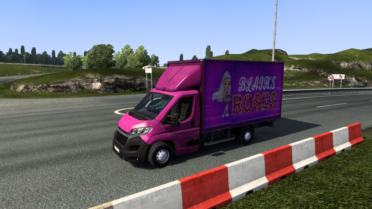 Blair's Roses Box Van