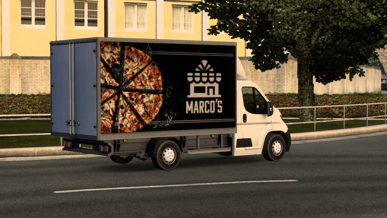 Pizza Box Van