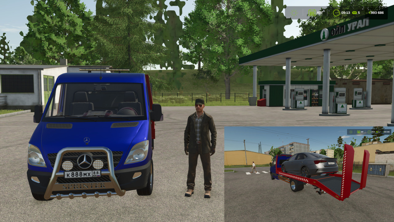 Mercedes-Benz Sprinter tow truck