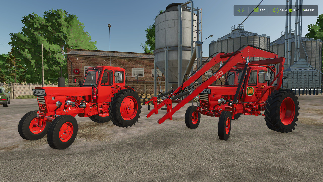 MTZ 50 with stork loader