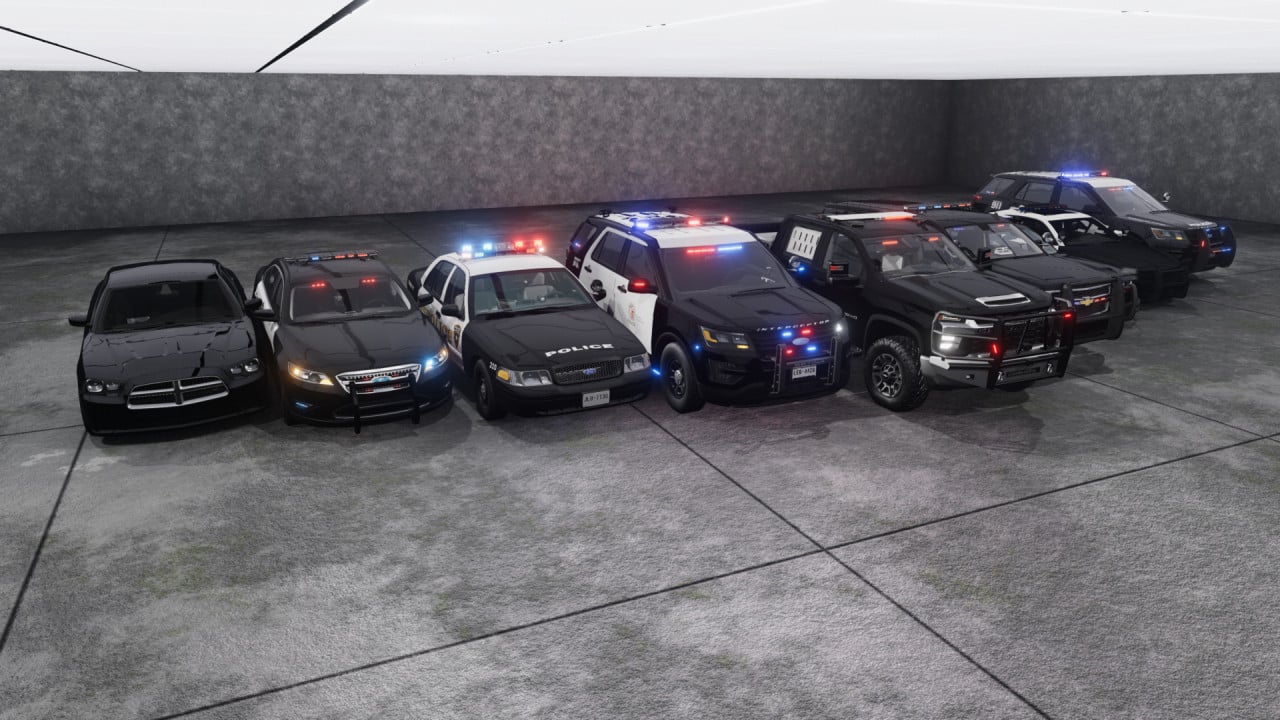 High Quality Free Police Vehicle Pack!