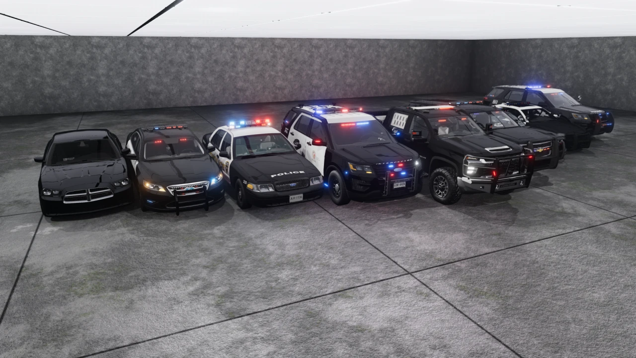 High Quality Free Police Vehicle Pack!