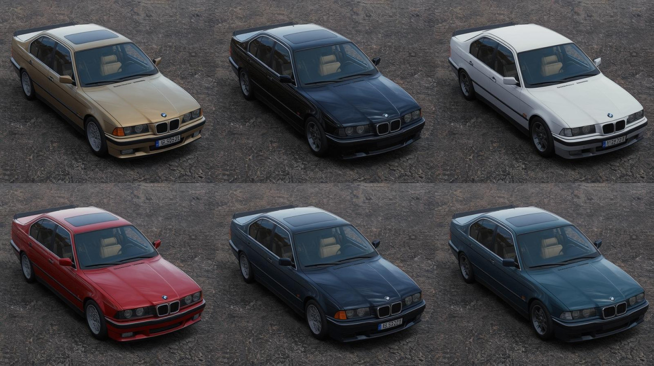 BMW M3 E36 3-Series Pack 1994