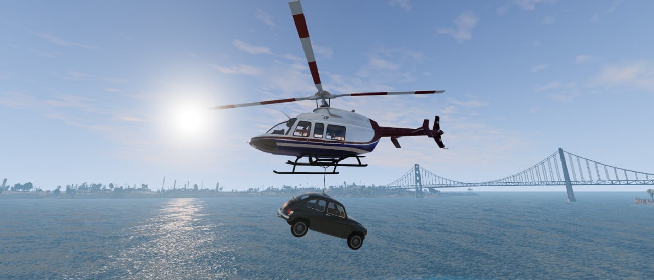MOD Bell 407 Helicopter Revamped