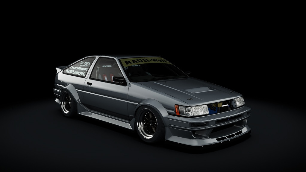 Toyota Corolla Levin Rauh-Welt Begriff (AE86)