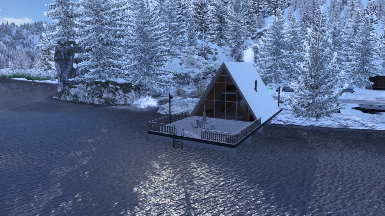 Washington Winter Lake Cabin (A-Frame)
