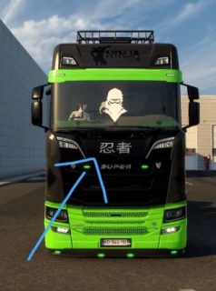 Scania Ninja Katana X & front logo 1.0 thumbnail 8
