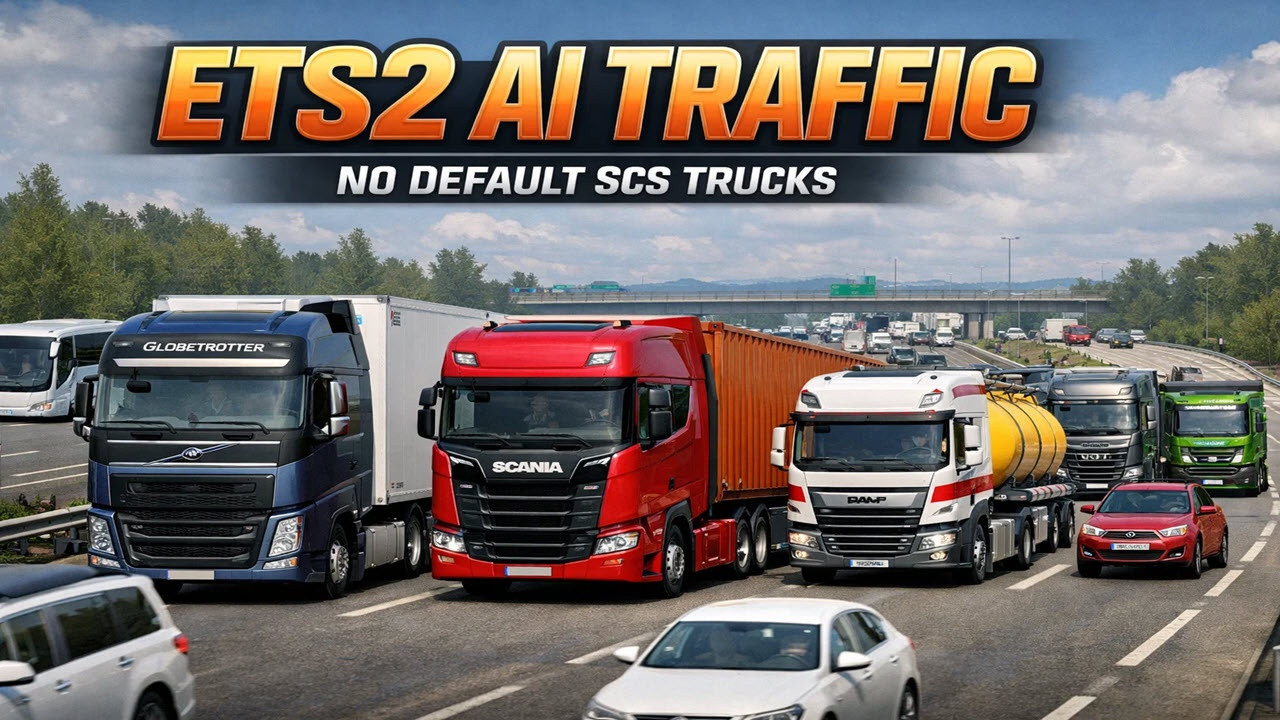 AI Traffic No Default SCS Trucks