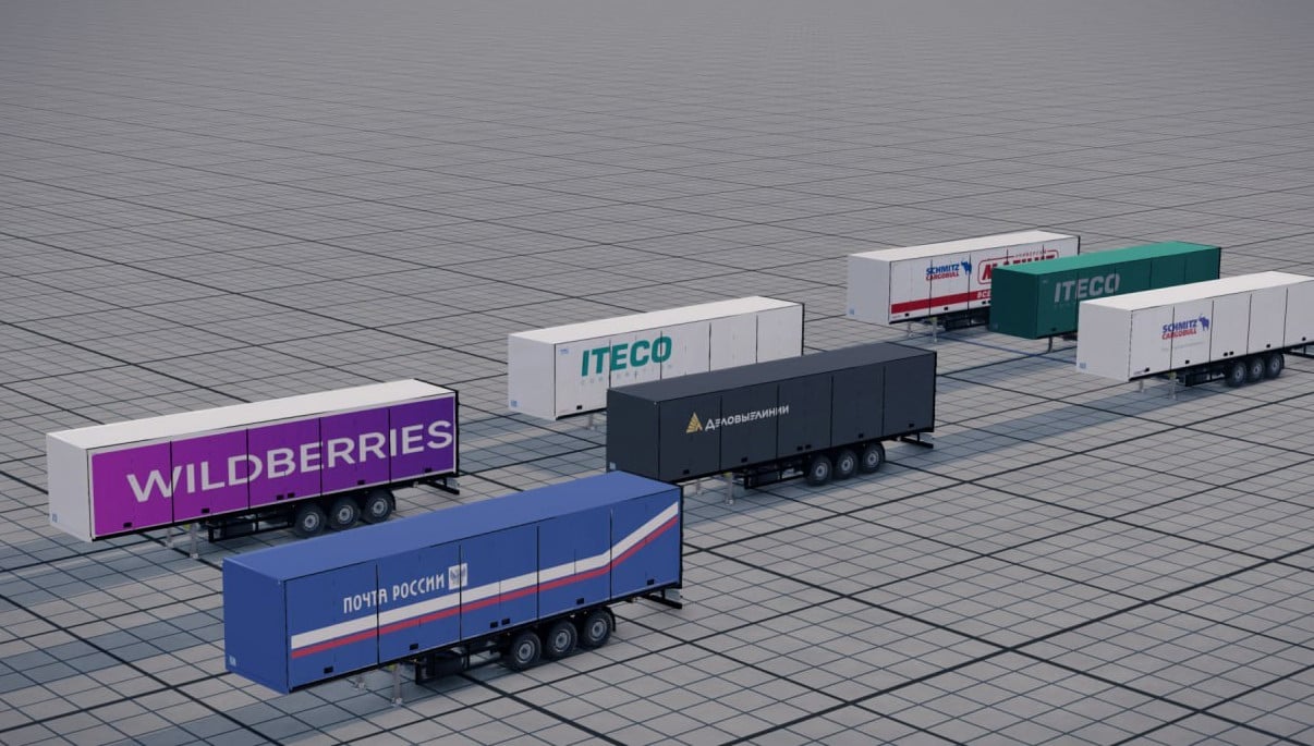 Euro Trailers with skins