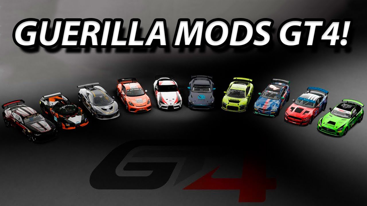 Mega Race Cars Pack GT4 & GT3