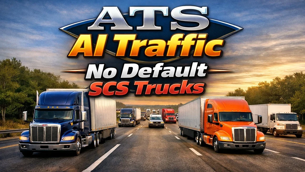 AI Traffic No Default SCS Trucks v1.2 Fix