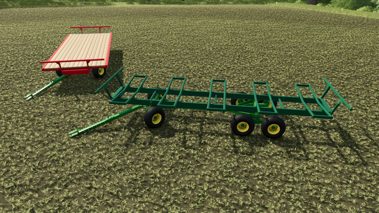 John Deere 1275 Bale Wagons