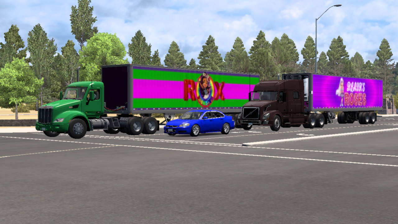 Blair's Roses & Rox Painting Semi Trailer Skin Pack
