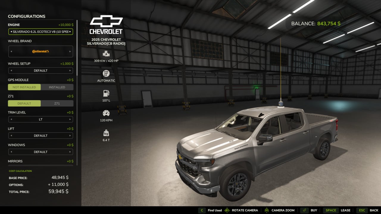2025 Chevy Silverado CB Radio