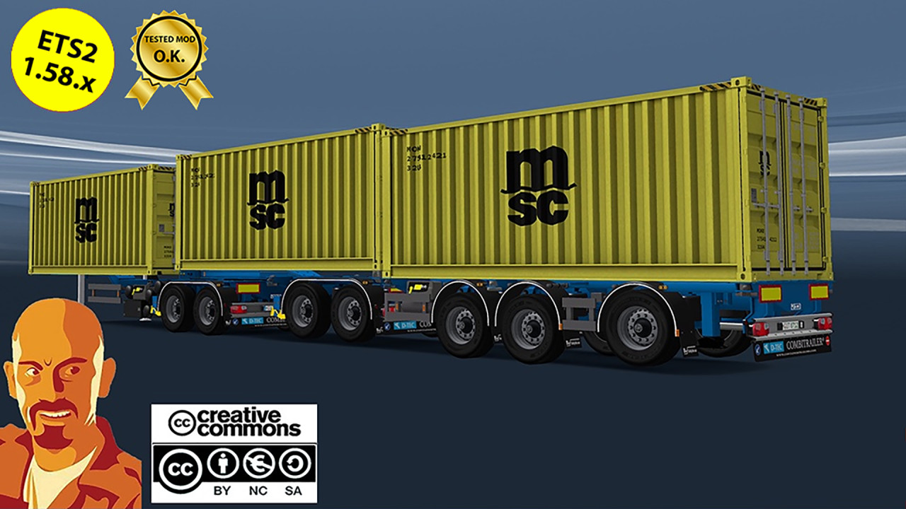 D-TEC FLEXITRAILER TRAILER v10.0 ETS2 1.58