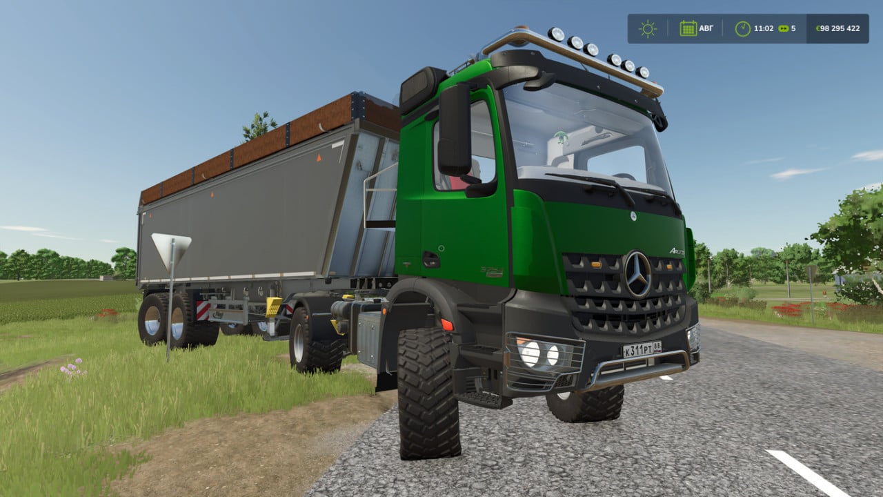 Mercedes-Benz Arocs Agro-Truck